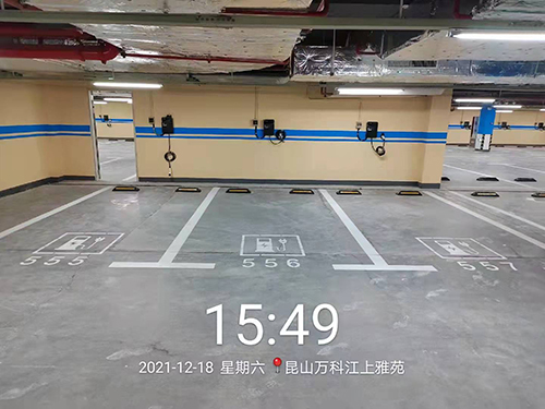 蘇州飛揚停車場劃線昆山項目順利完工